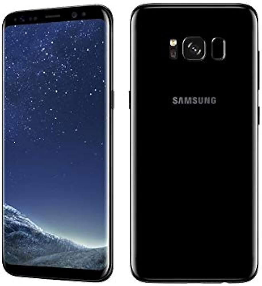 Samsung Galaxy S8 - Black - 64GB - Excellent 2 Samsung Galaxy S8 smartphone, sleek design.