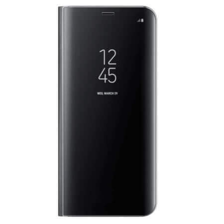 Samsung Galaxy S8 - Black - 64GB - Excellent 3 Smartphone with a flip cover case