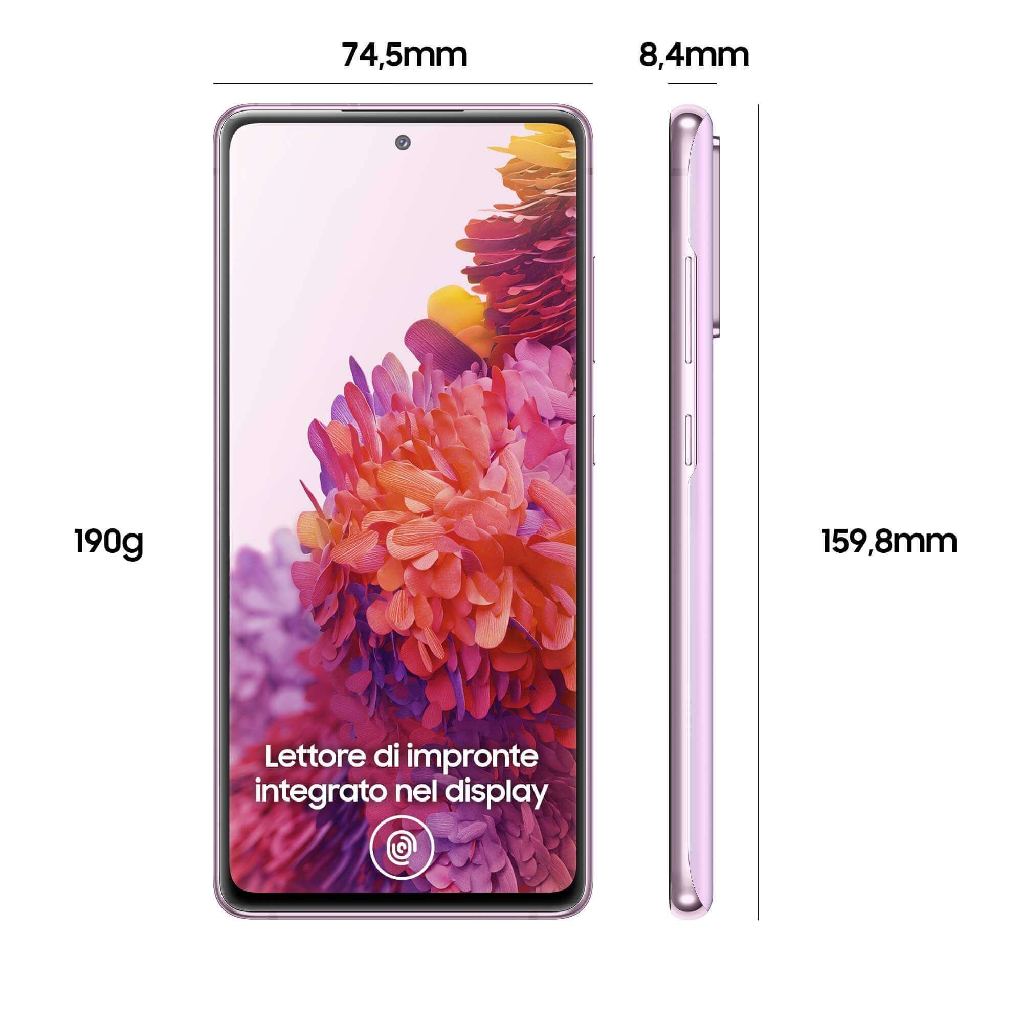 Samsung Galaxy S20 FE 5G - Cloud Lavender - 128GB - Like New 4 Smartphone with specifications and design