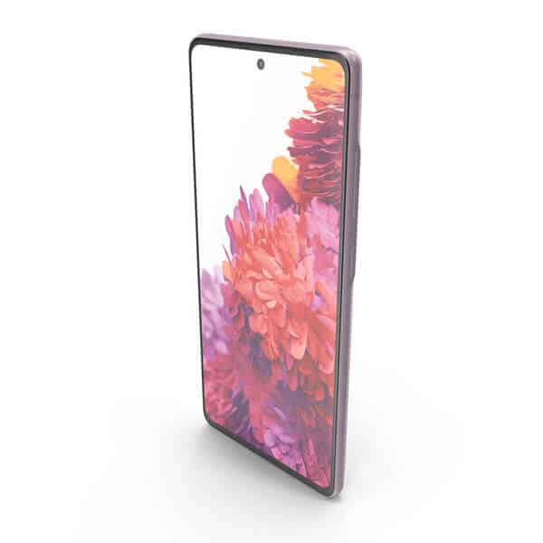 Samsung Galaxy S20 FE 5G - Cloud Lavender - 128GB - Like New 2 Smartphone displaying vibrant flowers image