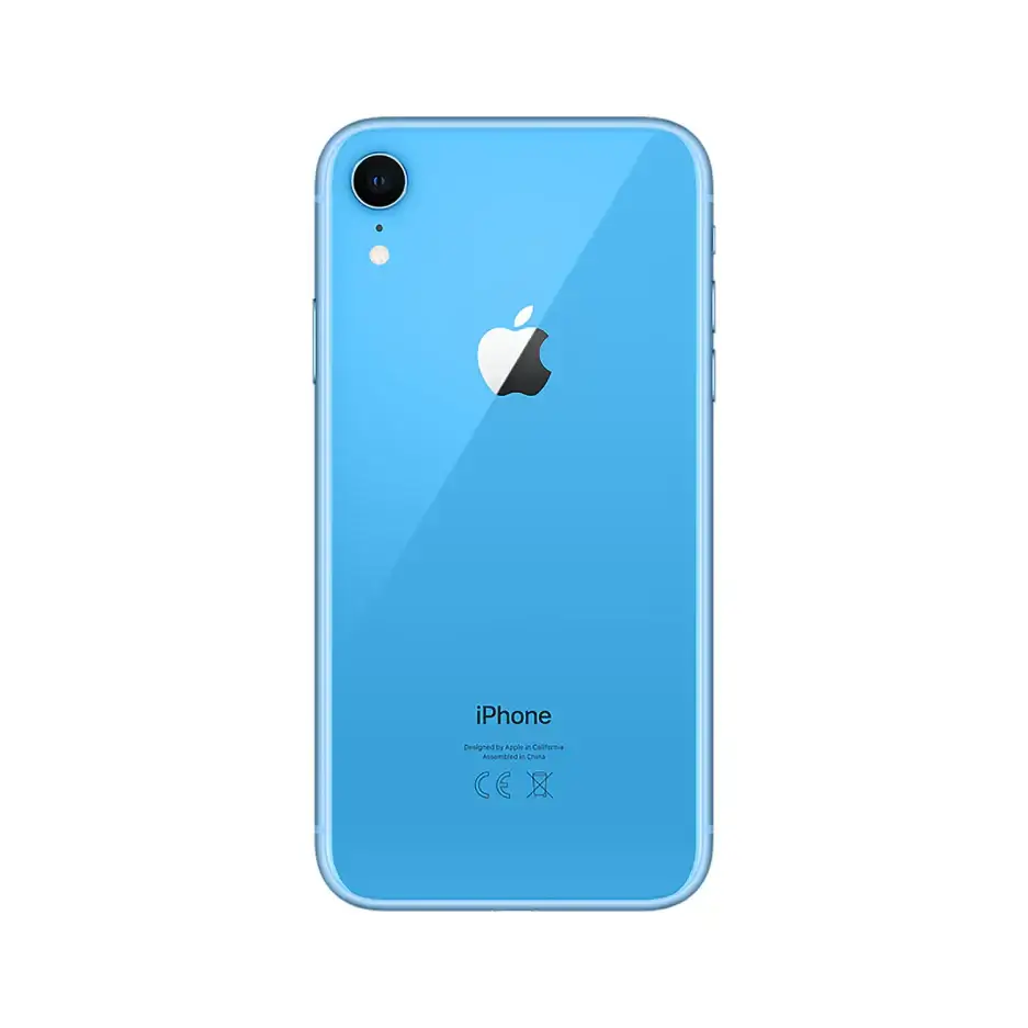 iPhone XR - Blue - 256GB - Like New 6 Blue iPhone with Apple logo visible