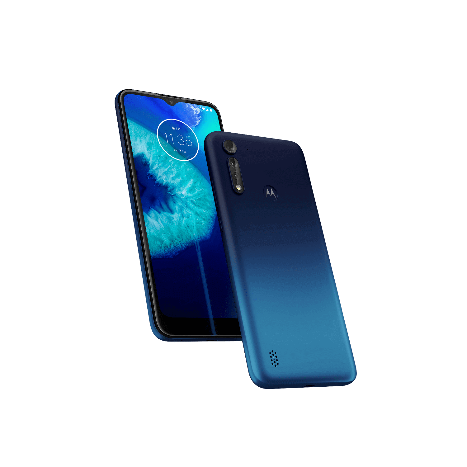 Motorola G8 Power - Blue - 64GB - Good 3 Smartphone with blue gradient design