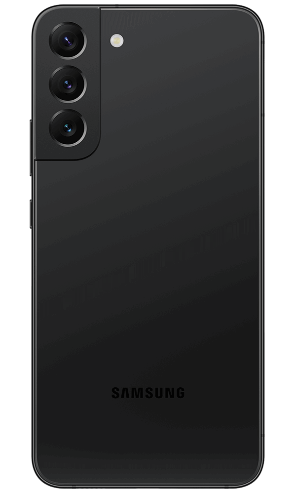 Samsung S22 Plus - 128GB - Black - Like New 3 Sleek black smartphone with three cameras