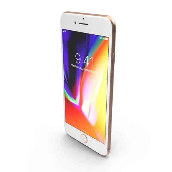 iPhone 8 - Gold - 64GB - Excellent 3 Gold iPhone 8 displaying time.