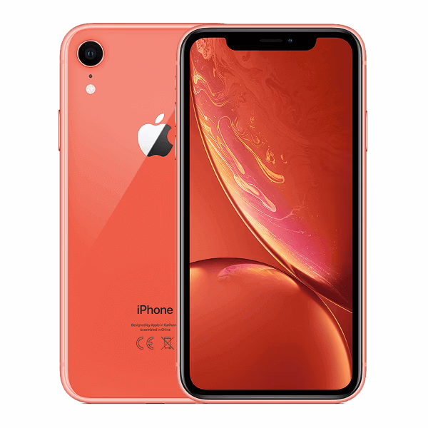iPhone XR - Coral Red - 64GB - Excellent 1 Refurbished iPhone XR 64GB, Refurbished Apple iPhone XR