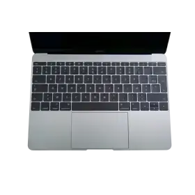 Apple MacBook Pro 13" (2016) - i5, 256GB - Space Grey - Good 2 Top view of a silver laptop.