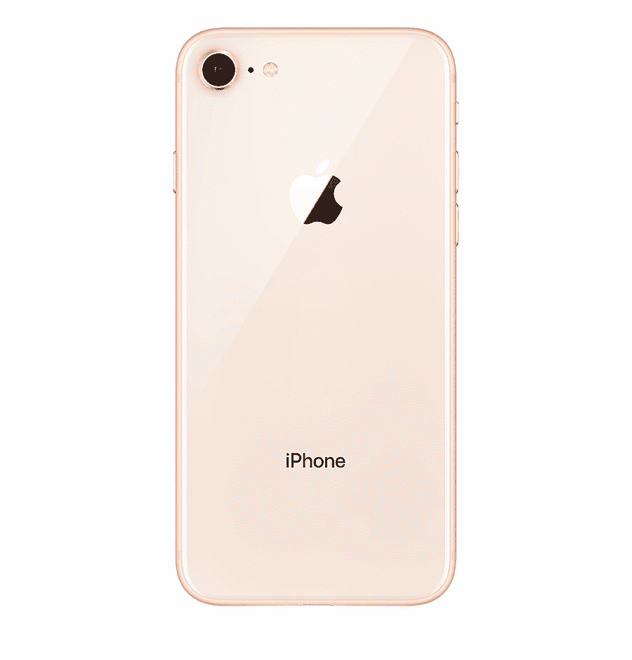 iPhone 8 - Gold - 64GB - Excellent 2 Gold iPhone with Apple logo visible.