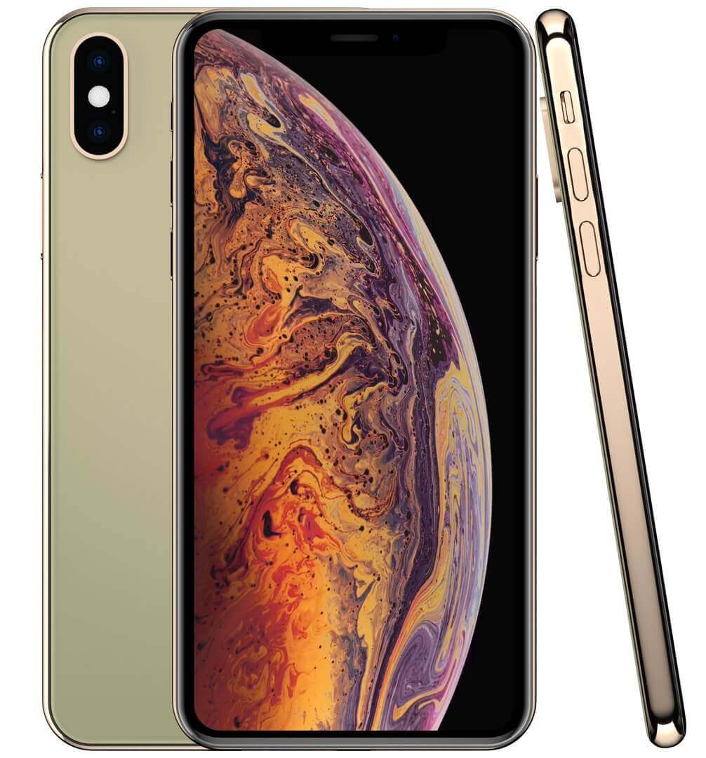 iPhone XS Max - Gold - 256GB - Like New 3 Gold smartphone with vibrant display