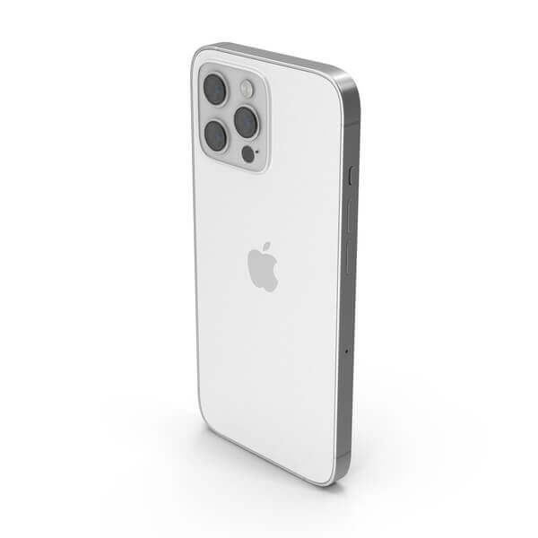 iPhone 14 Pro Max - Silver - 128GB - Like New 3 White iPhone with triple camera design.