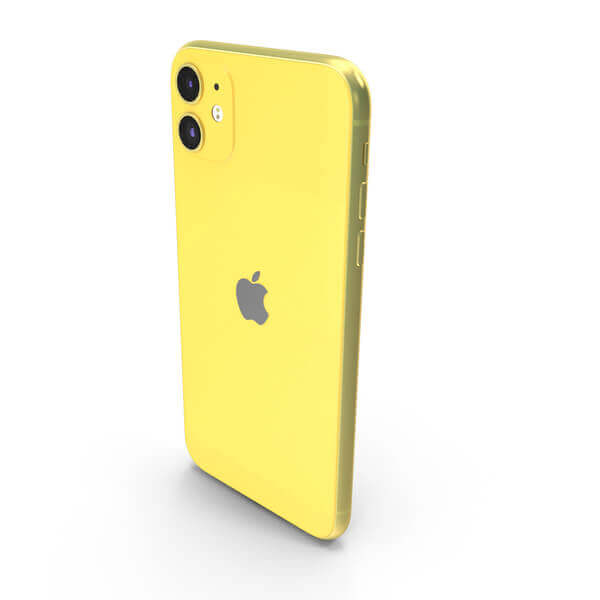 iPhone 11 - Yellow - 128GB - Like New 4 Bright yellow smartphone with Apple logo