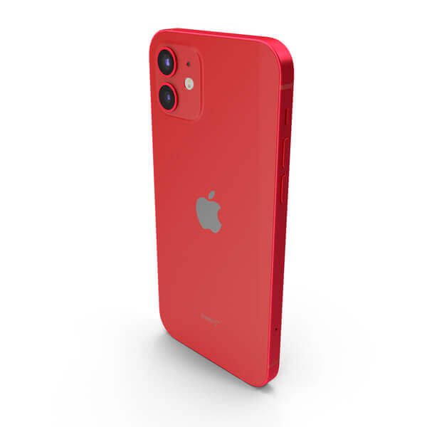 iPhone 12 - Red - 64GB - Excellent 2 Red Apple iPhone 12 smartphone, angled