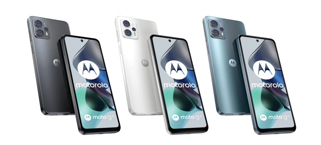 Motorola G13 - Charcoal - 128GB - Very Good 3 Three Motorola smartphones in various colours.
