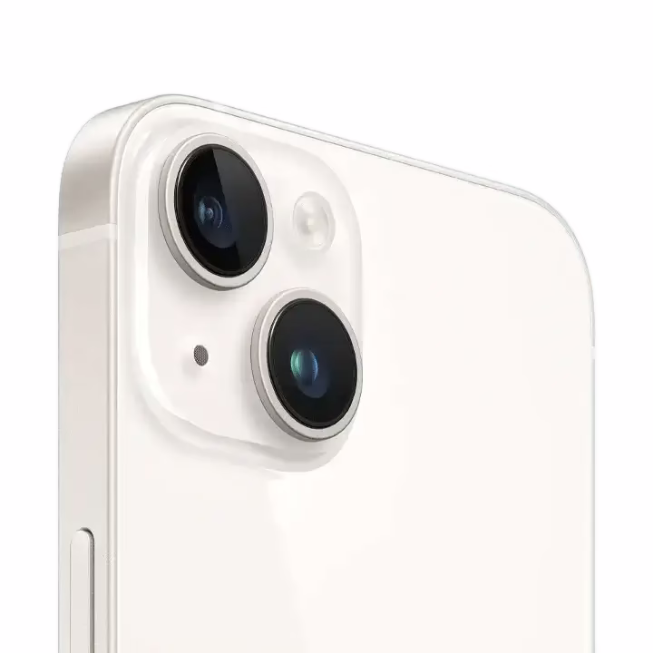 Refurbished iPhone 13 128GB White – Excellent 2 Close-up of smartphone camera lens