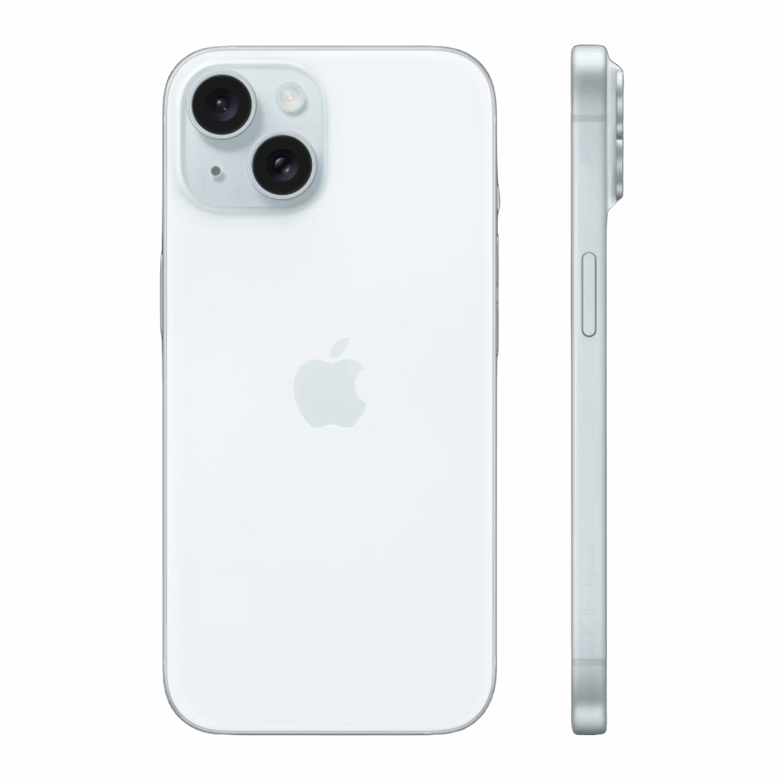 iPhone 15 - Blue - 128GB - Like New 4 White iPhone with dual cameras