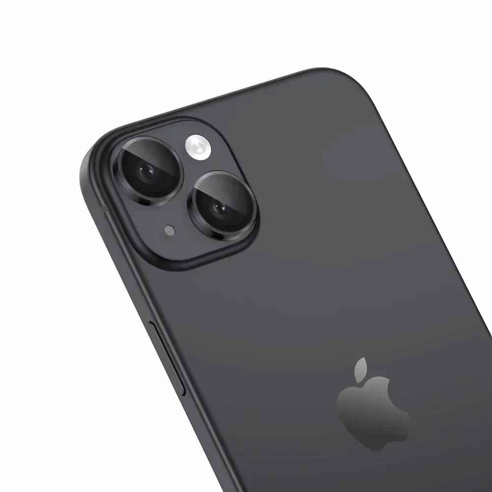 iPhone 15 - Black - 128GB - Like New 4 Black iPhone with dual camera lenses