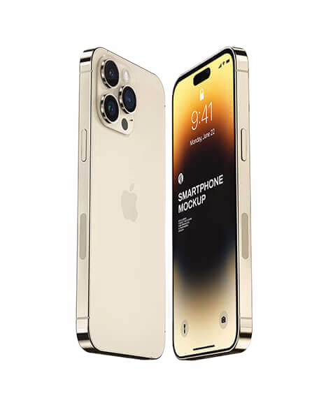 iPhone 14 Pro Max - Gold - 128GB - Like New 6 Gold smartphone with screen display