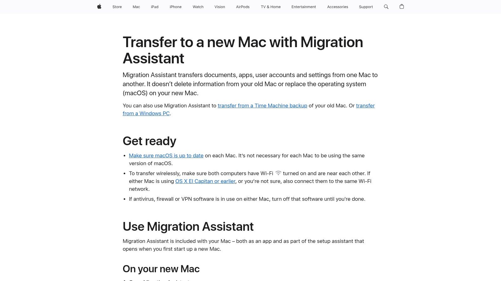 Screenshot from https://support.apple.com/en-gb/102613