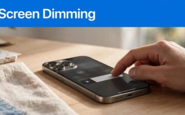 iPhone screen dimming